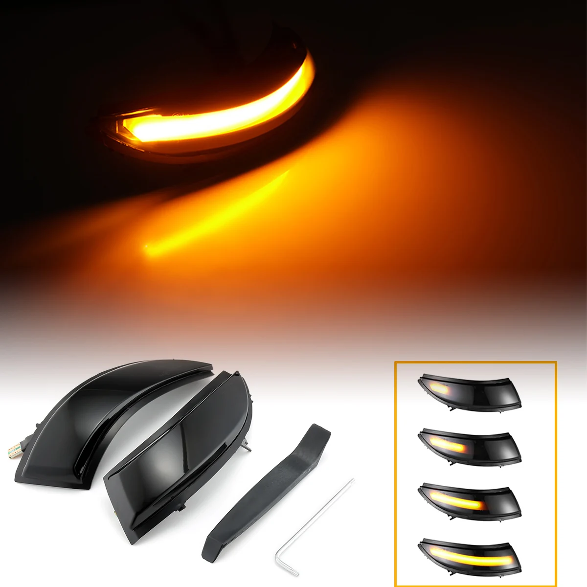 For Renault Clio IV Captur J87 mk4 Dynamic LED Turn Signal Light Side Rearview Mirror Blinker Indicator Lamp Car Styling D0294