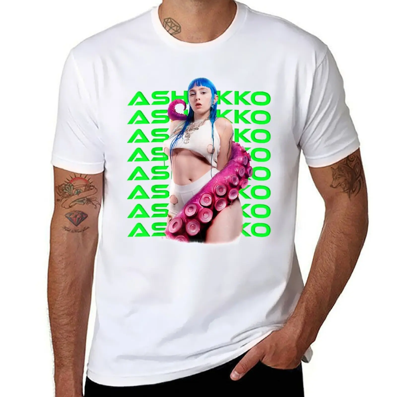 

ASHNIKKO - Ashnikko Anime Bunny - ASHNIKKO lover T-Shirt man t shirts high quality luxury brand funny t shirts man T-Shirt