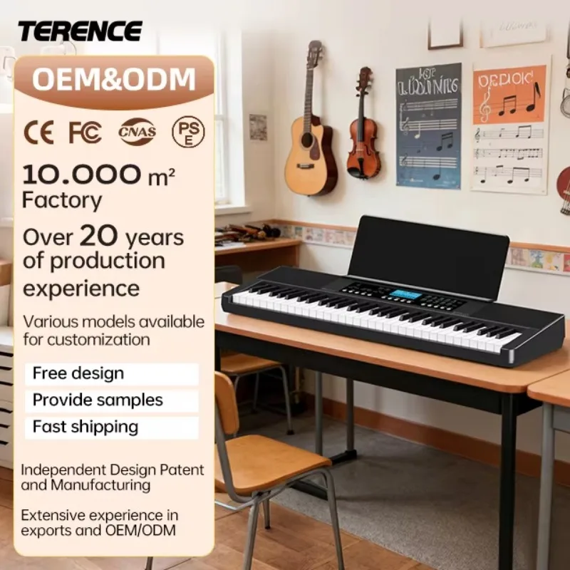 Professional Keyboard Piano61 Keys Electronic Touch-Sensitive Keyboard For Beginners