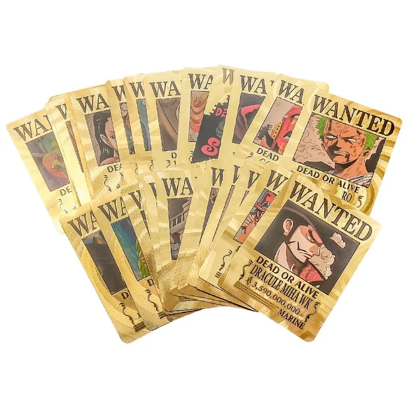 

54pcs One Piece Anime Peripheral Playing Cards Color Box Packing Monkey D.Luffy Roronoa Zoro Game Gift Toy