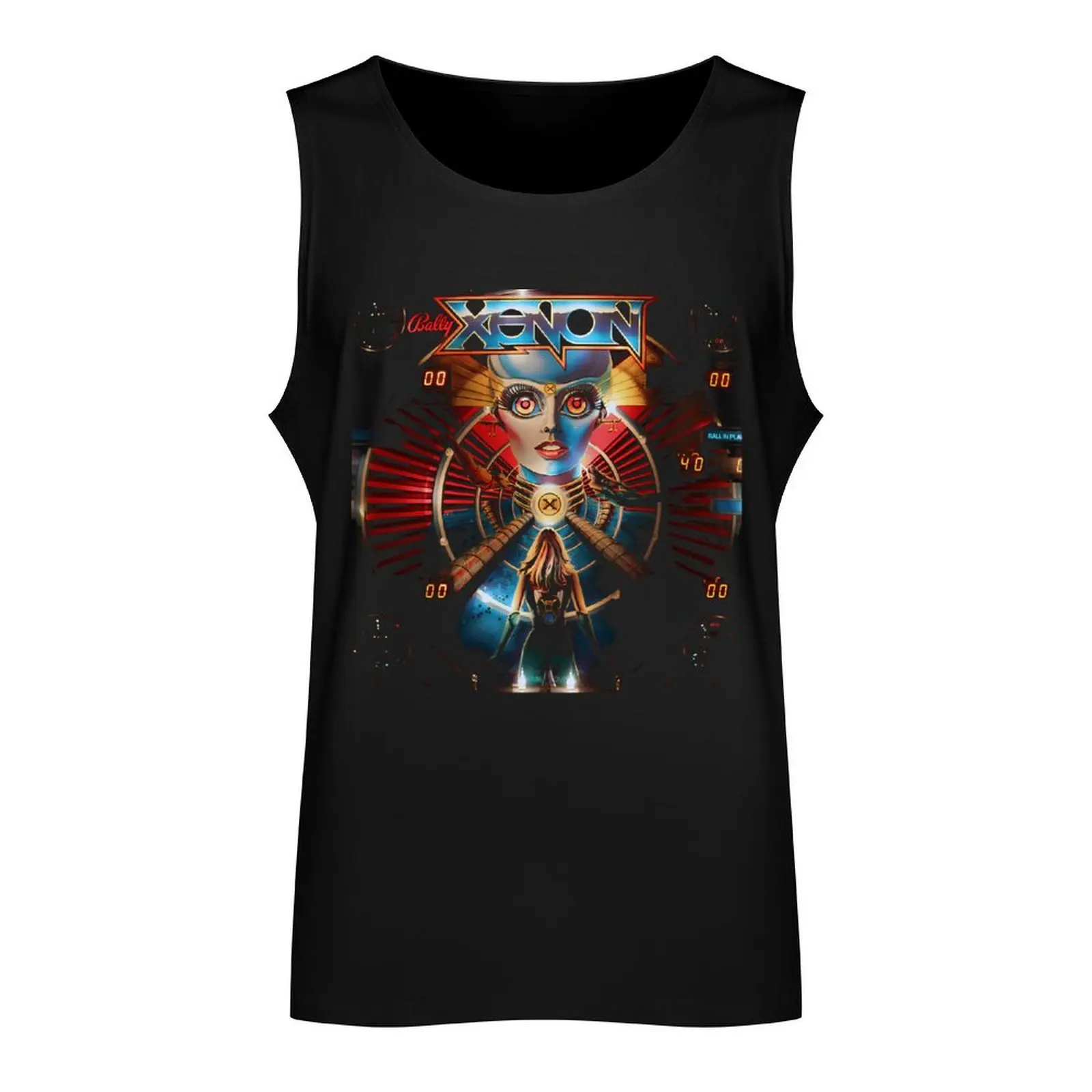 PINBALL XENON Tank Top Men's singlets sports clothes for men T-shirt for fitness