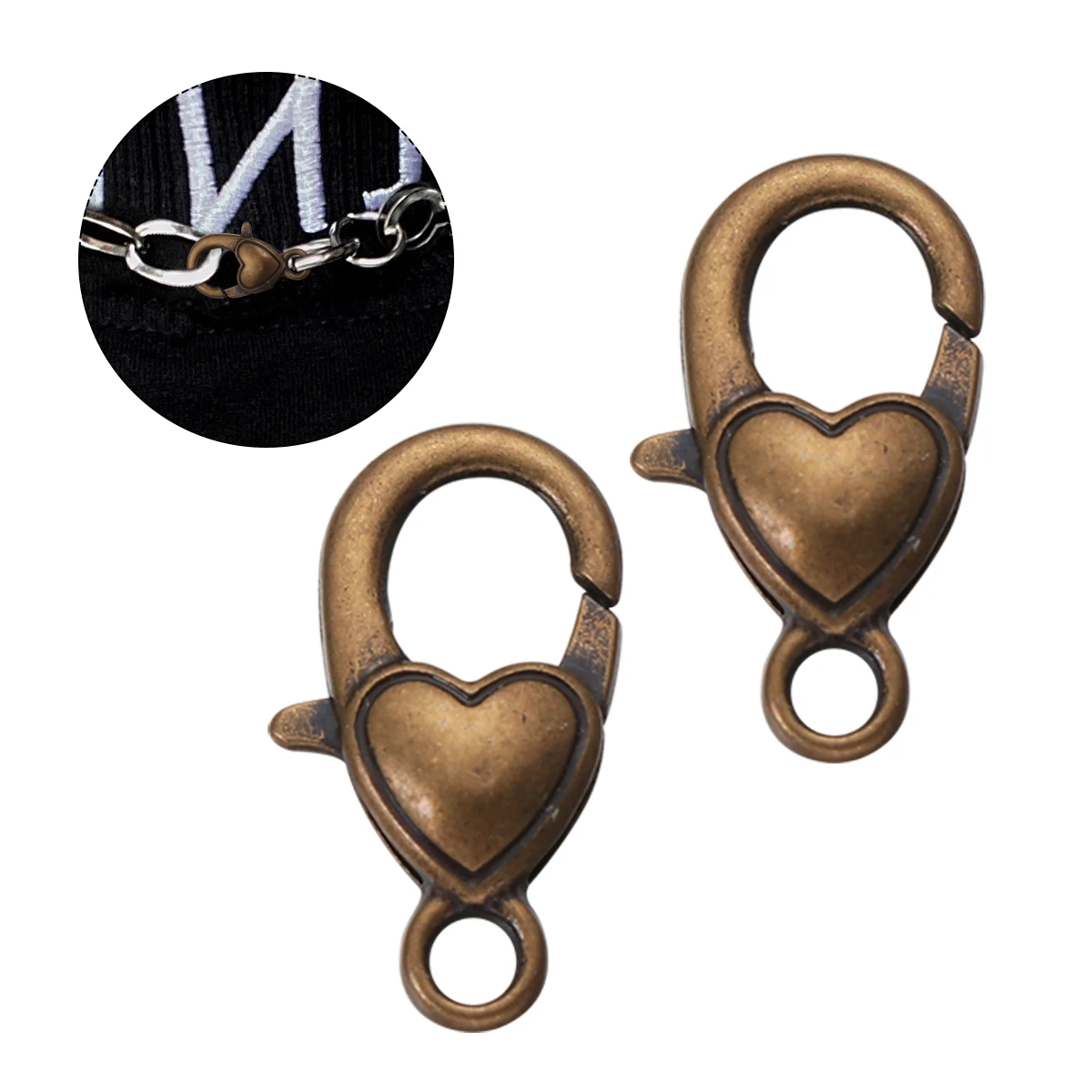 

10 Pcs Lobster Clasp Making Keychain Accessories Diy Accessory Keyring Wallet Miss