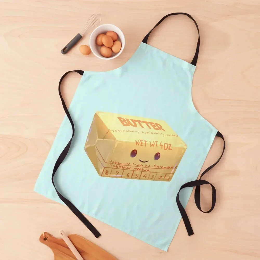 

Cute Stick of Butter Apron with pockets Korean manicurist Apron