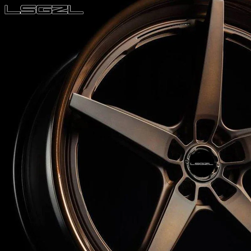 lsgzl forged 2-piece custom concave 5x114.3 5x130 for Mercedes C8 Ferrari deep dish alloy rim 16-26 inch luxury car wheel 15