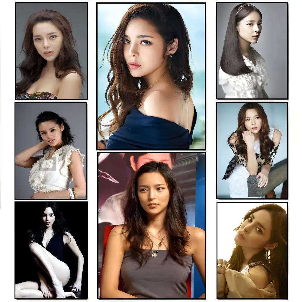 P-Park Si-yeon Poster Frameless Wall Art Print, Peel-and-Stick Removable