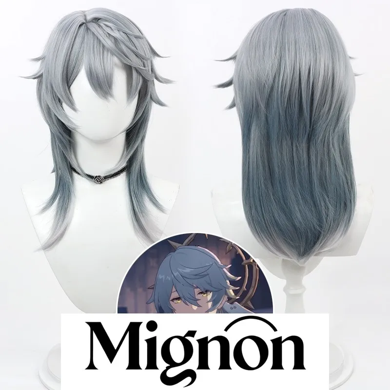 วิกผมคอสเพลย์ Honkai: Star Rail Sunday ไฮไลท์หลากสี ลอนเล็กน้อย ของขวัญวันฮาโลวีน