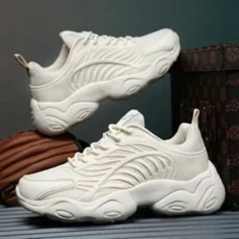 

Sports Running Shoes for Men, Trendy Chunky Sneakers with Breathable Mesh