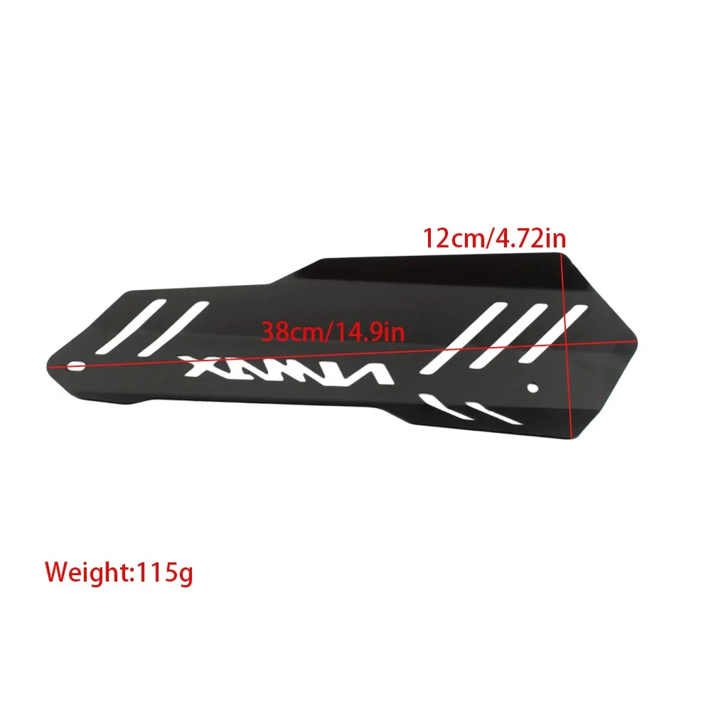 For YAMAHA NMAX 155 NMAX155 2020-2026 NVX155 Exhaust Heat Shield Integrated Exhaust Heat Shield Protector Cover Anti-Scald Guard
