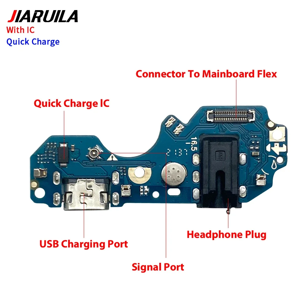 USB Dock Connector Charging Port Flex Cable For Infinix Itel A60S P40 S23 S665L Vision 1 Plus Charger Board With Mic Module