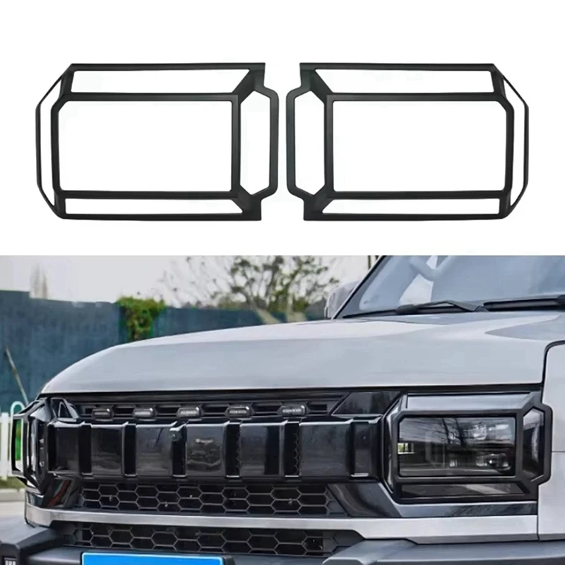 

3d Abaiwai Car Front Daytime Running Light Decorative Frame Headlight Fit For Jetour Traveler T2 Jmk 2023-2024
