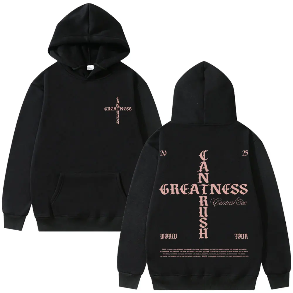

Central Cee CAN'T RUSH GREATNESS World Tour 2025 Hoodie Men Women Fashion Hip Hop Sweatshirt Streetwear Men's Oversized Clothes