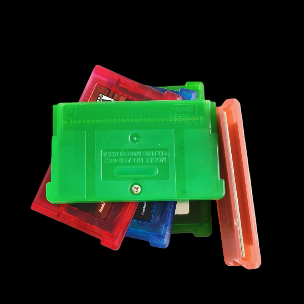 الولايات المتحدة الأمريكية لعبة في صندوق GBA 32 بت لعبة فيديو خرطوشة وحدة التحكم بطاقة البوكيمون سلسلة الزمرد FireRed Leafgreen روبي الياقوت ل GBA/NDS #6