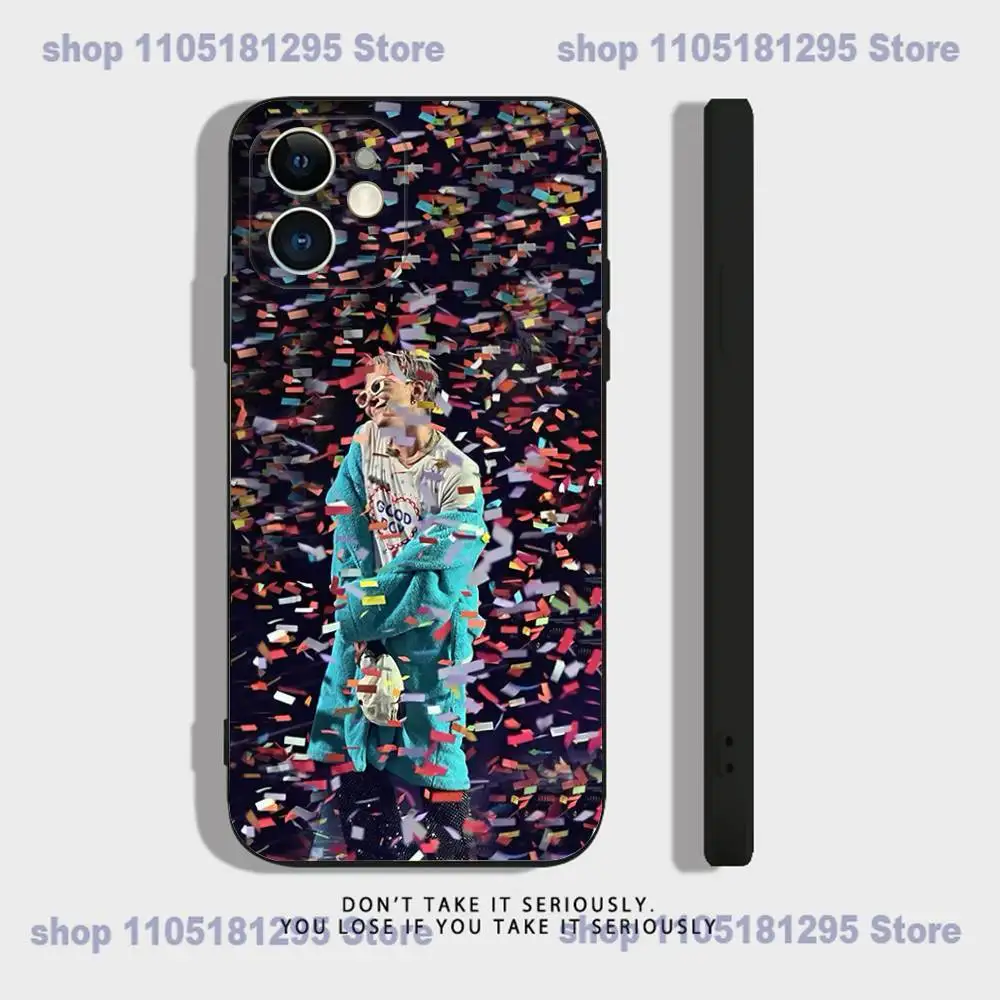 Чехол для телефона G-D Singer G-Dragon-S для iPhone 17,16,15,14,13,12,11,XR,Pro,XS,Max,XR,Plus,Mini Мягкий силиконовый черный противоударный чехол