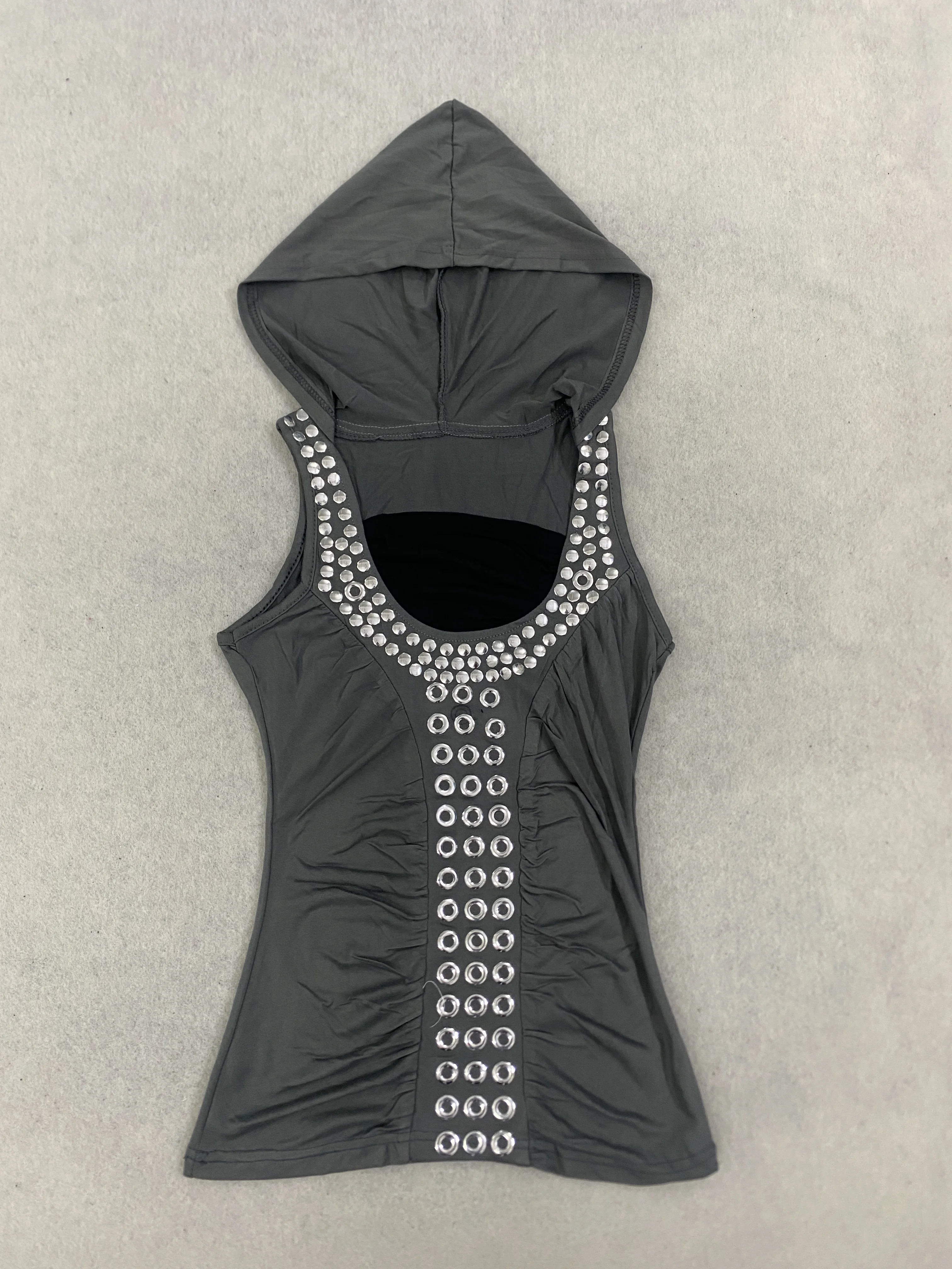 Summer Dark Cool Trendy Pants Wear Spice Girl Sequin Design Spice Girl Vest
