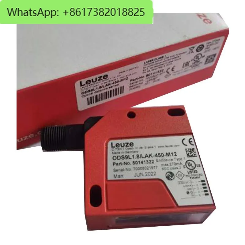 ODS9L1.8/LAK-450-M12 Photoelectric sensor New original optical sensor ODS9L1.8/LAK-450-M12