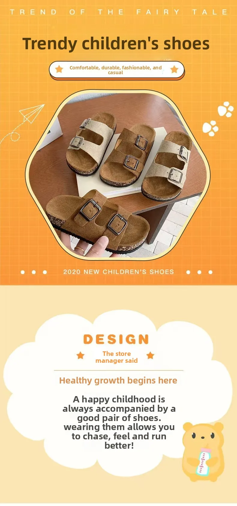 Einfache Kinderpantoffeln Sommer Kleinkind Dickbesohlte Freizeitschuhe Schüler Outdoor-Sandalen Kinder-Kieselstein-Schuhe Bequem Atmungsaktiv – Detail 6