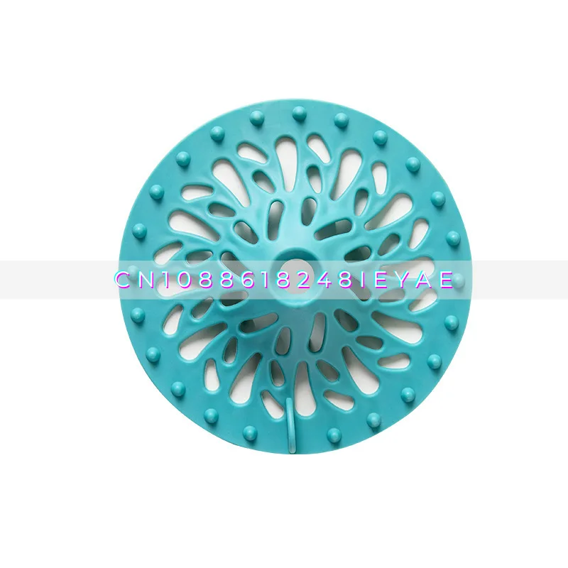 Floor Drain Deodorant Silicone Cover Bathroom Anti-crawler Anti-odor Sealing Cover Sewer Hair Anti-clogging Filter