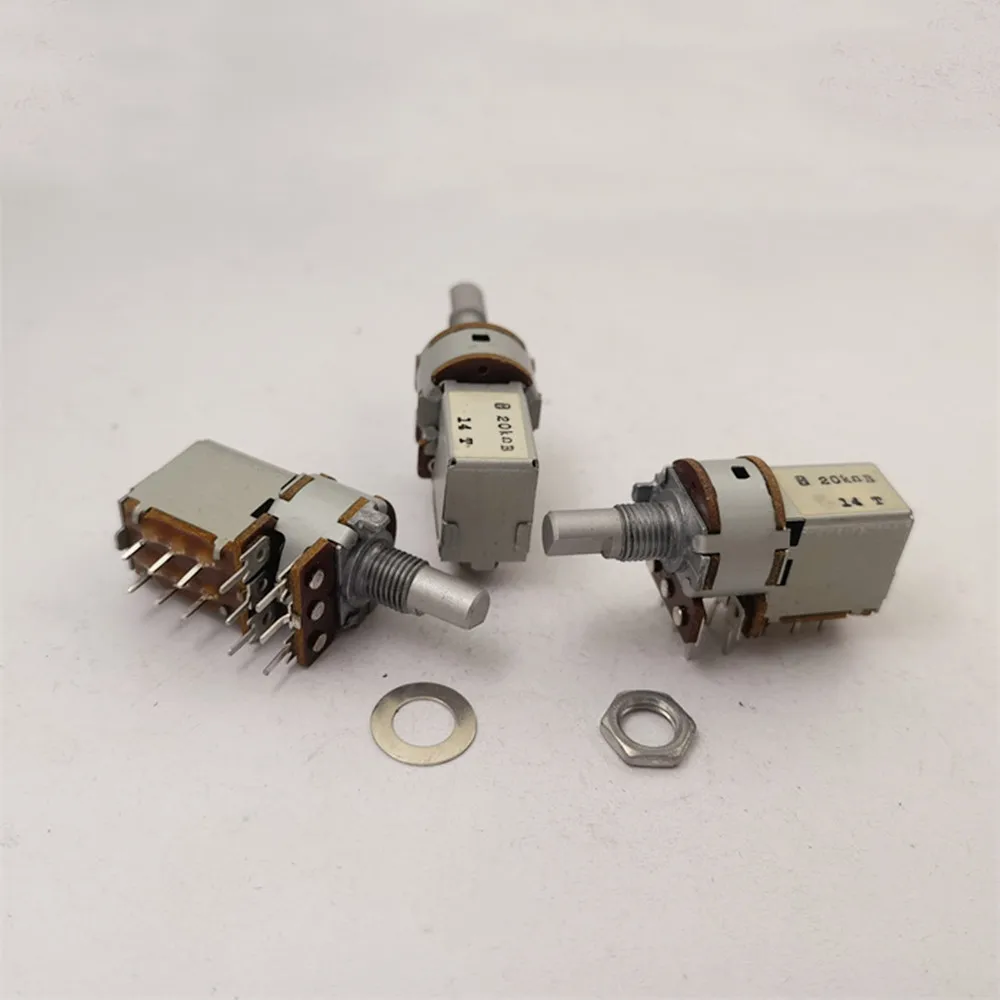 Original new 100% 16 Type dual potentiometer band pull switch B20K handle length 15MMF