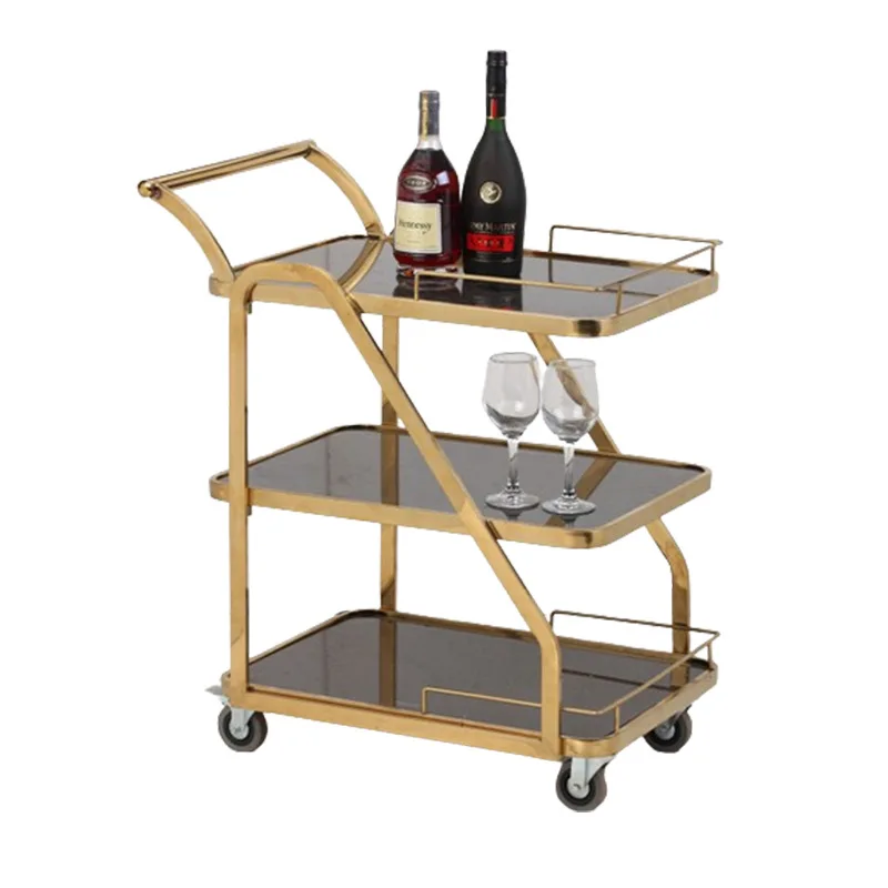 

Source Factory Tempered Glass Panel Wine Truck Creative New Delivery Truck Hotel Service Truck Cake Trolley