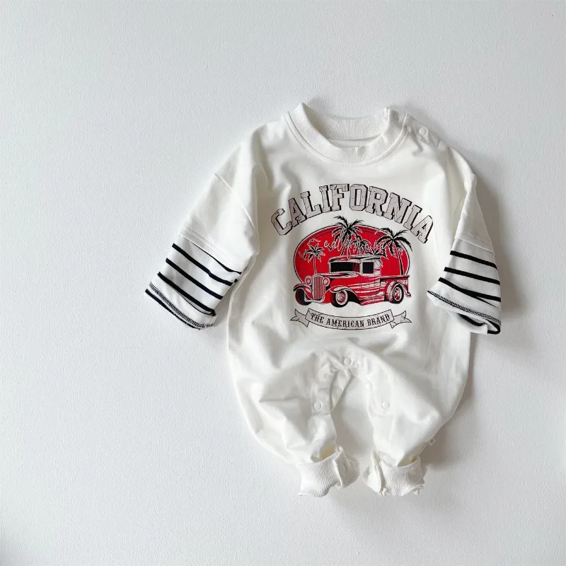 0-2 Jahre alt lose Trend Jungen und Mädchen Baby Overall Disney Spielzeug Geschichte Persönlichkeit Hoodie Stil Mode Cartoon Baby kleidung