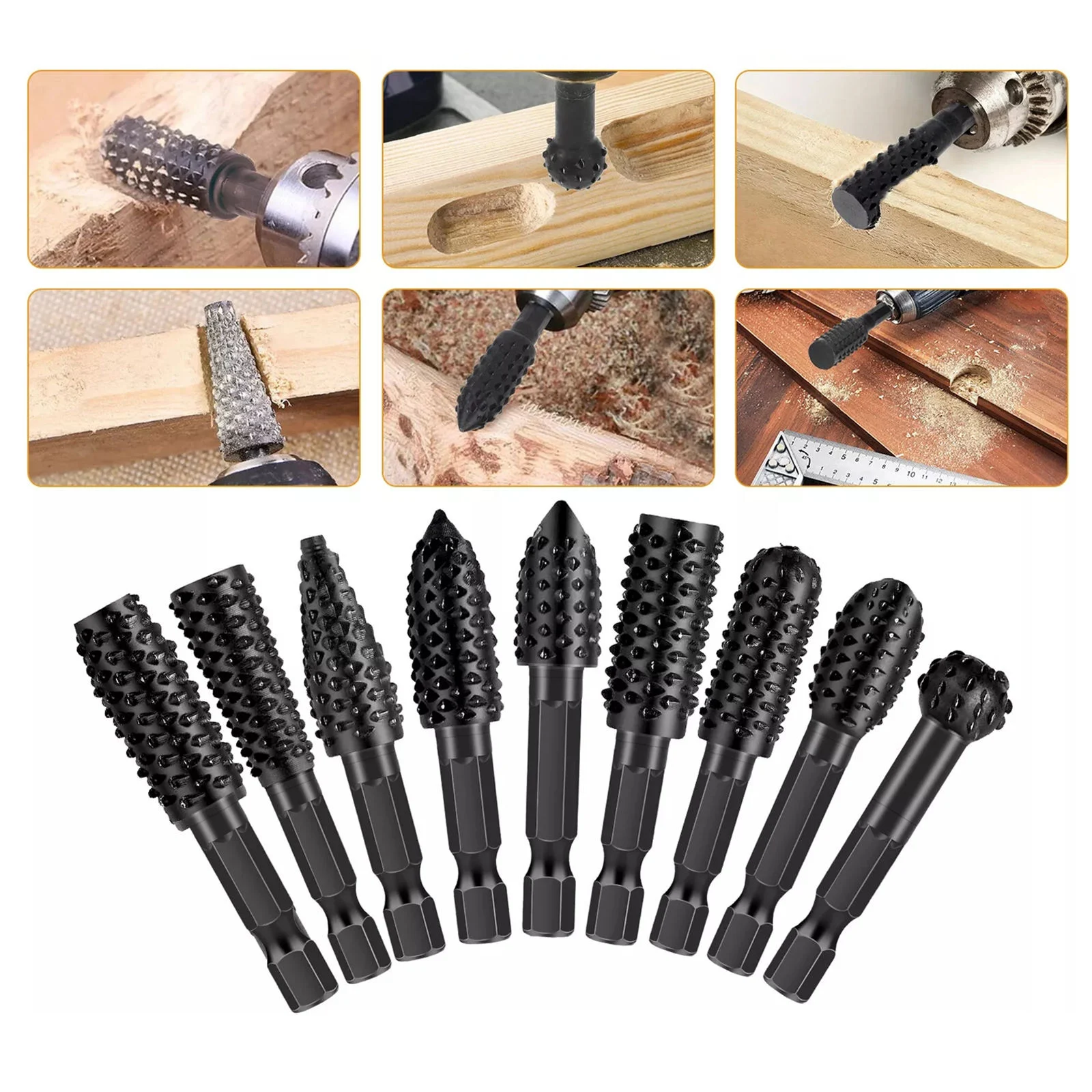 Woodworking Files And Rasps - 10 pz intaglio del legno raspa