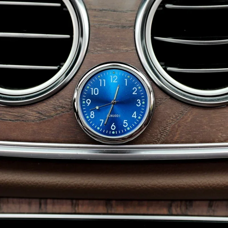 Mini Luminous Car Dashboard Clock Digital Watch Universal Quartz Stick on Auto Ornament for Car Electronics Accessories image 4