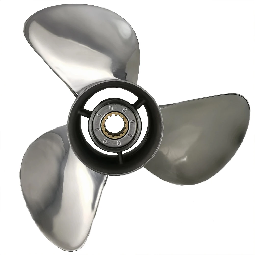 Hoch leistungs 25 ~ 60 PS Spiegel politur Handels boot Zubehör Marine Propeller für Yamah Propeller