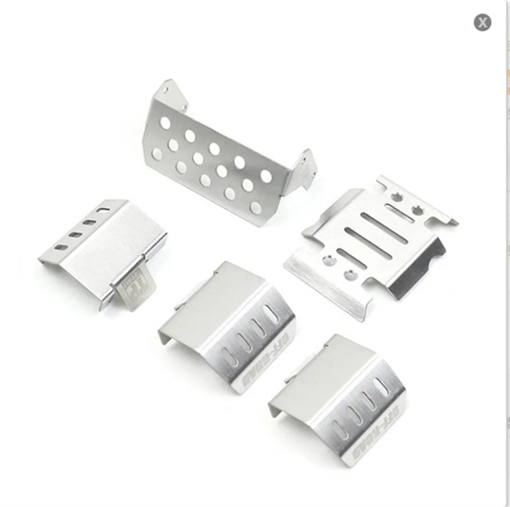 Roestvrijstalen Chassis Pantser Voor Beschermplaat Beschermer Voor At6 Rc Auto Modificatie Accessoires