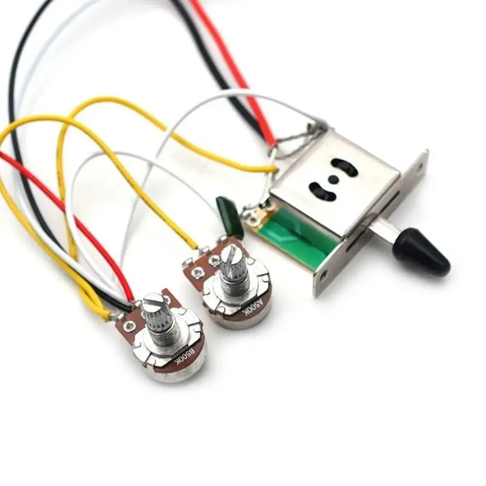 5-way Switch Electric Guitar Pickup Two Tone One Volume Vintage Tone Guitar Pickup Replacement DIY