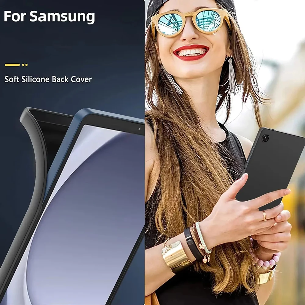 Case For Samsung Galaxy Tab A11 8.7 2025 Case Samsung Tab A9 A11 Plus S10 FE S11 Ultra A7 S6 Lite A8 S8 S9 FE Plus S7 Case Cover image 5