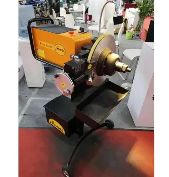 Brake Disc Grinding & Cutting Lathe Machine AM983 Dual-Function On&Off Working 110V/220V OEM Brand