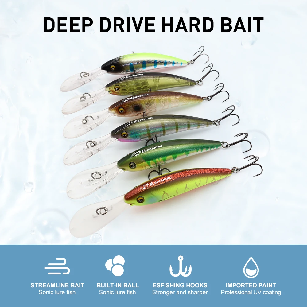 ESFISHING Balıkçılık Yemi Wobb - Fishing Equipment Ebay incelemesi ve fiyatı