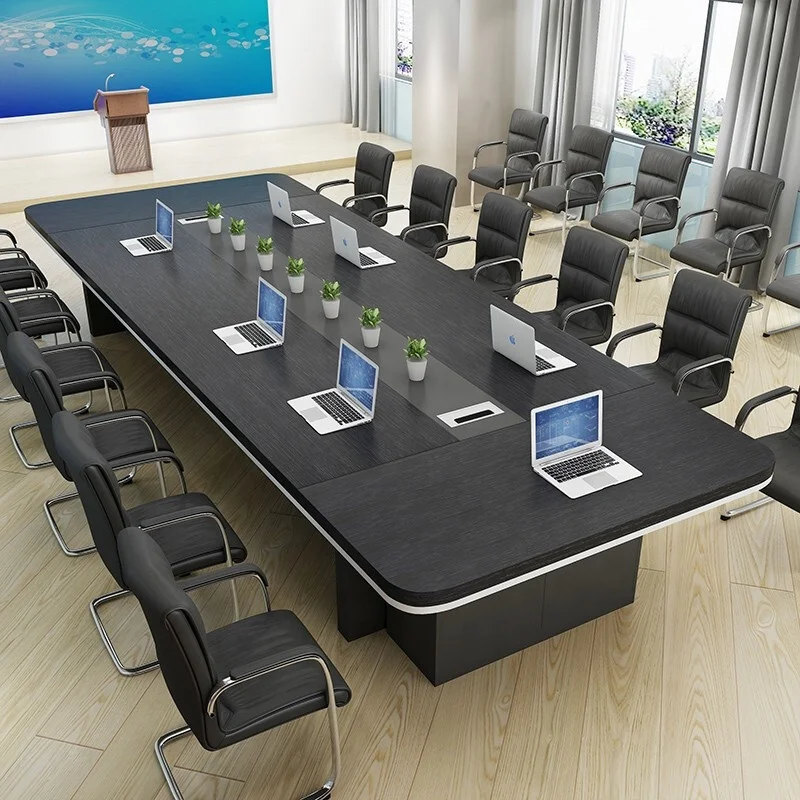 

Office Furniture Long Table Modern Training Meeting Table Conference Table Executive Office Desk Chairs Set Commercial Furniture