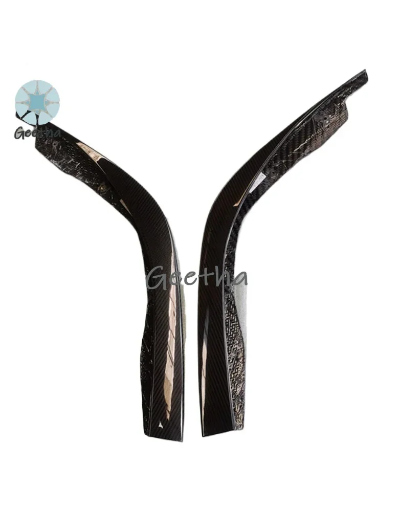 

New Arrival for Ferrari F8 Spider Novitc Style Carbon Fiber Front Bumper Lip for 2021 Ferrari F8 Front Side Flaps