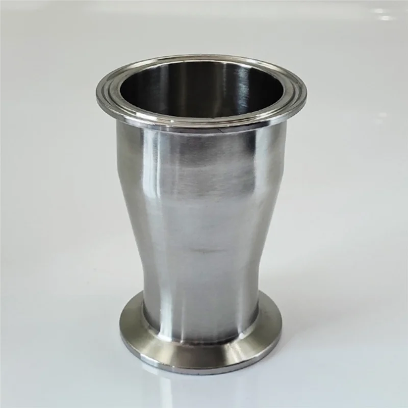 Acessórios redutores concêntricos de três braçadeiras sanitárias A50U Acessórios para tubos redutores de liberação rápida