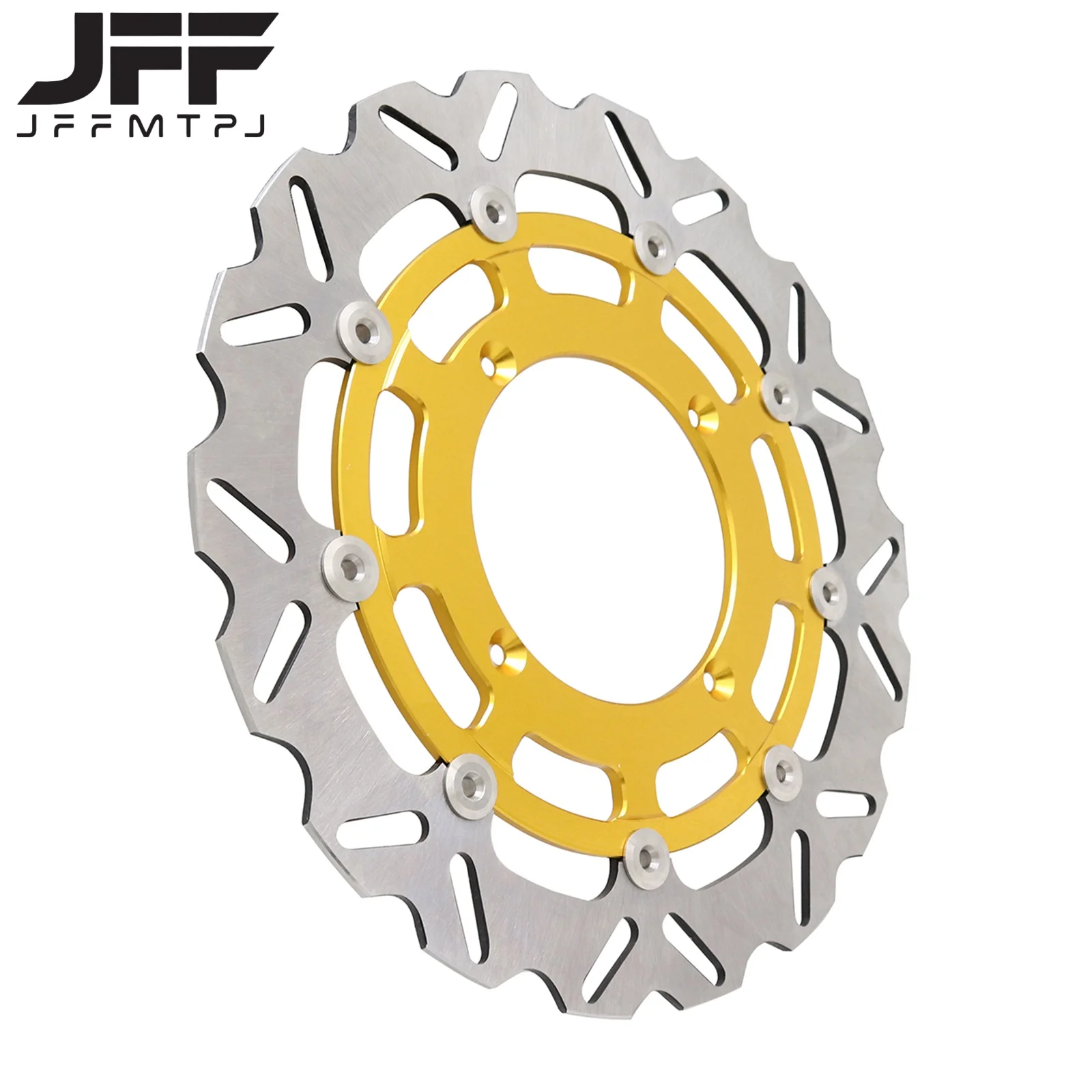 Motorcycle Aluminum 320MM Front Floating Brake Disc Rotor Adaptor For SUZUKI RMZ250 2007-2021 RMZ450 2005-2021 RMX450Z 2010-2019