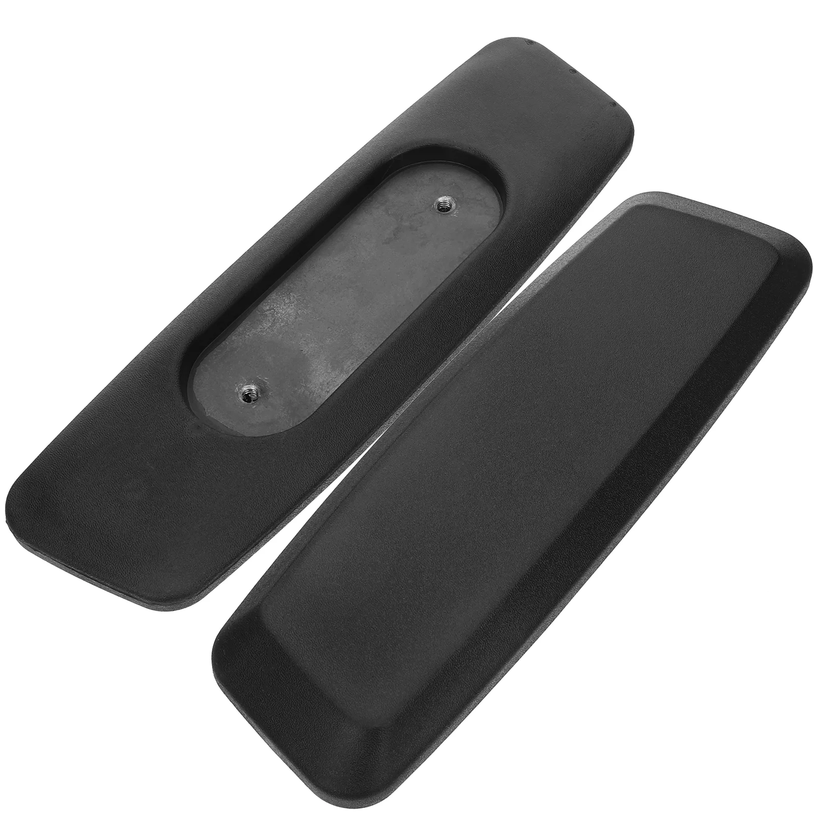 

2 Pcs Office Chair Armrest Replacement Desk Rolling Parts Pads Pu Gaming Chairs