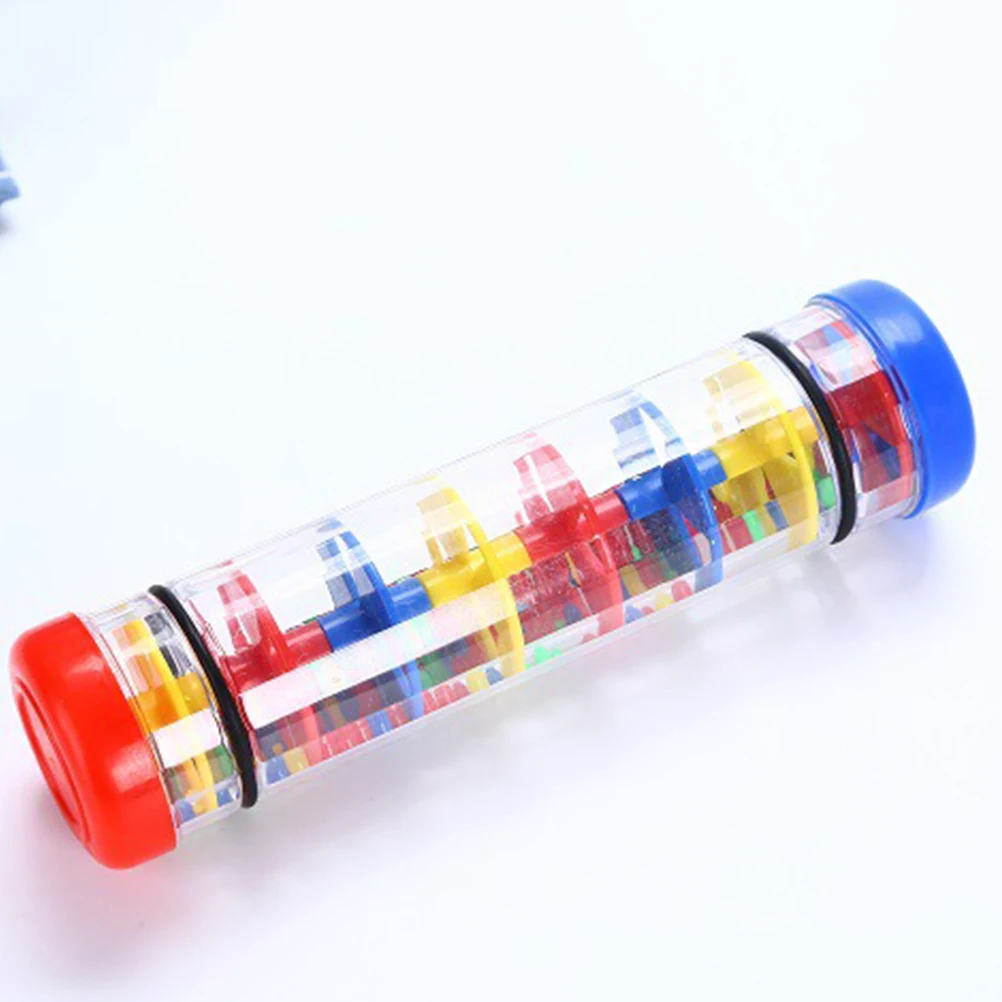 

2pcs Rain Sound Plastic Musical Instruments Kids Sensory Development Baby Early Education Plaything Toddler Activity