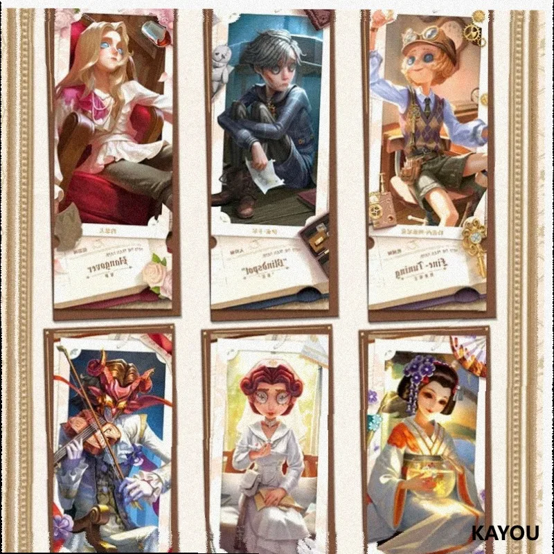 KAYOU Identity V Tide Laser Ticket Vol Game Character Collectible Laser Ticket Bookmark Anime Peripheral Collection Hobby Gift