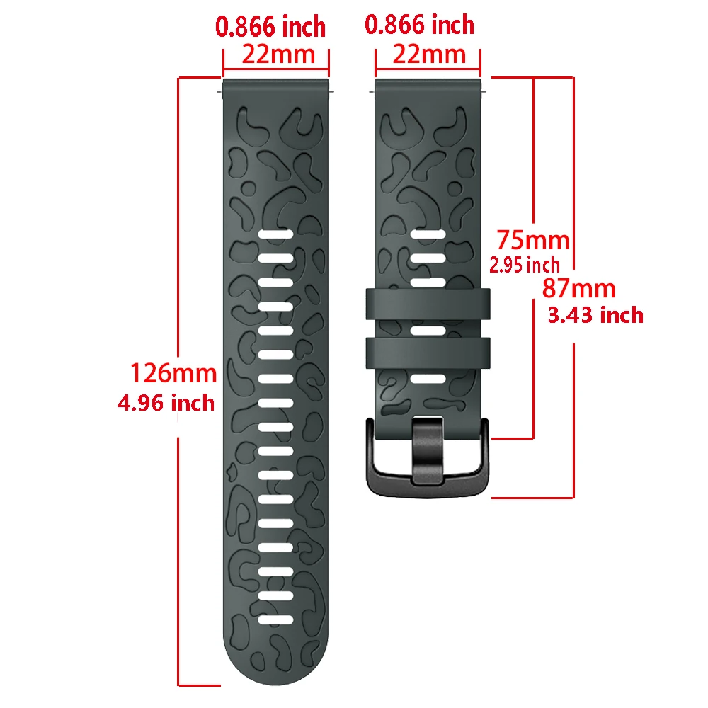 Garmin Forerunner 265 255/255 음악 745 용 22mm 스포츠 실리콘 스트랩 Vivoactive 4/Venu 3 2 팔찌 용 손목 밴드 시계 밴드