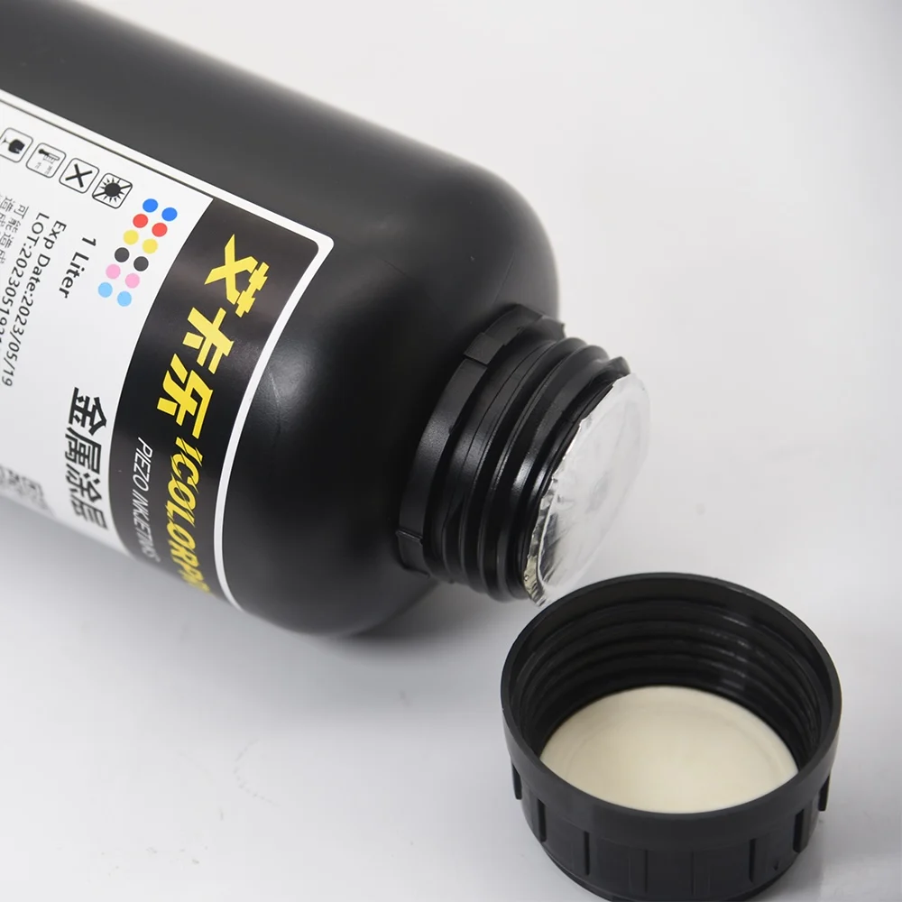 UV印刷用1000ml iColorProメタルプライマーコーティング |   ステンレス・アルミ・鉄用強力接着前処理液