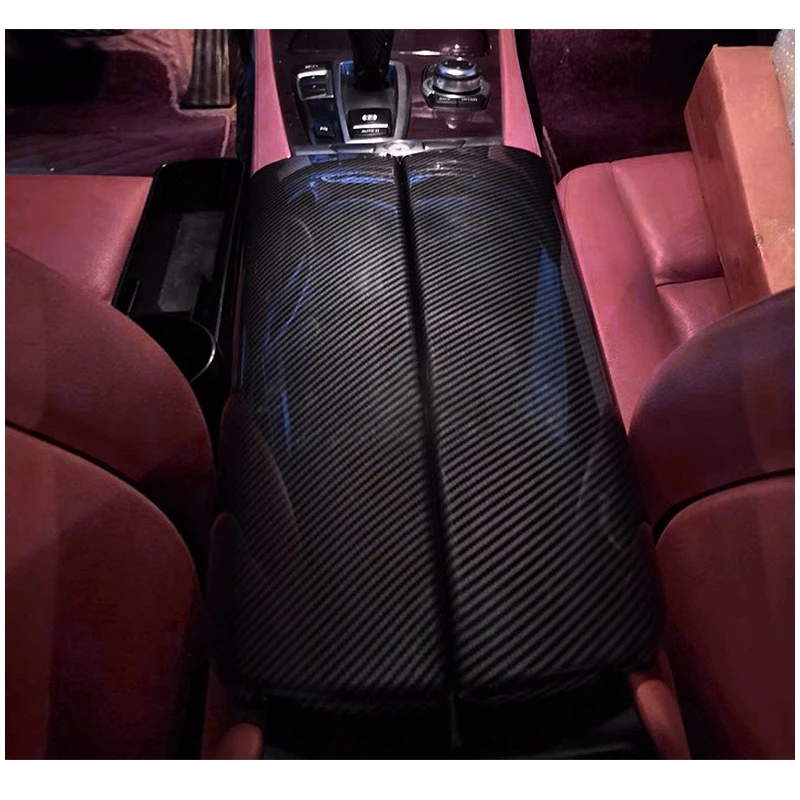 لسيارات BMW 7 Series F01 F02 وحدة التحكم المركزية للسيارة حقيبة للتخزين مسند الذراع غطاء صندوق استبدال الكسوة