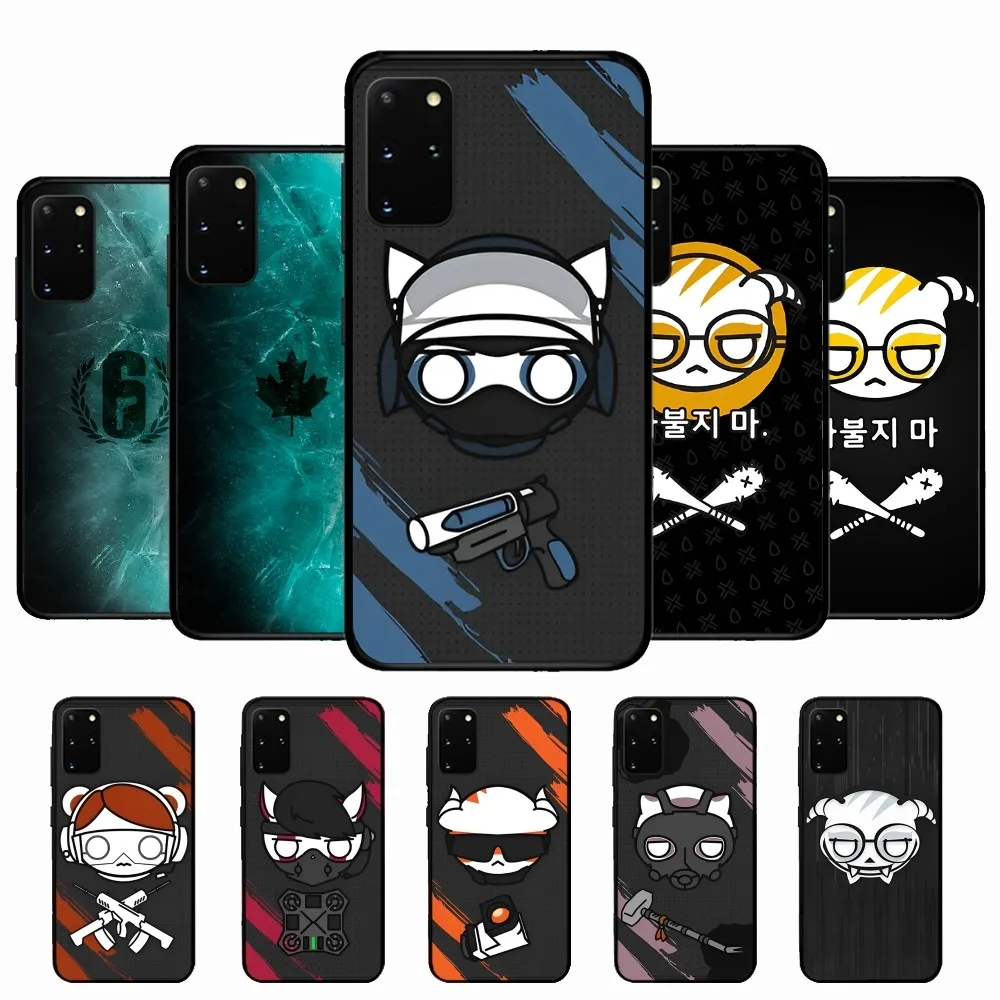 เกมRainbow Six SiegeสําหรับSamsung S 9 10 20 21 22 23 30 23 24 Plus Lite Ultra FE S10 Lite Fundas