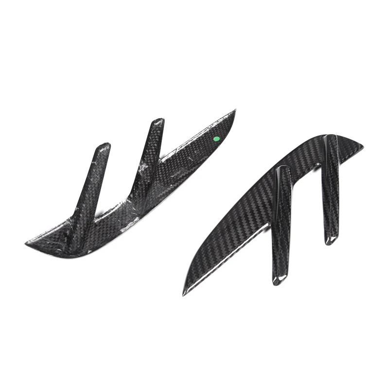 2pcs Carbon fiber Fender Vent Trims Cover decoration for BMW G80 M3 Sedan 2021 up