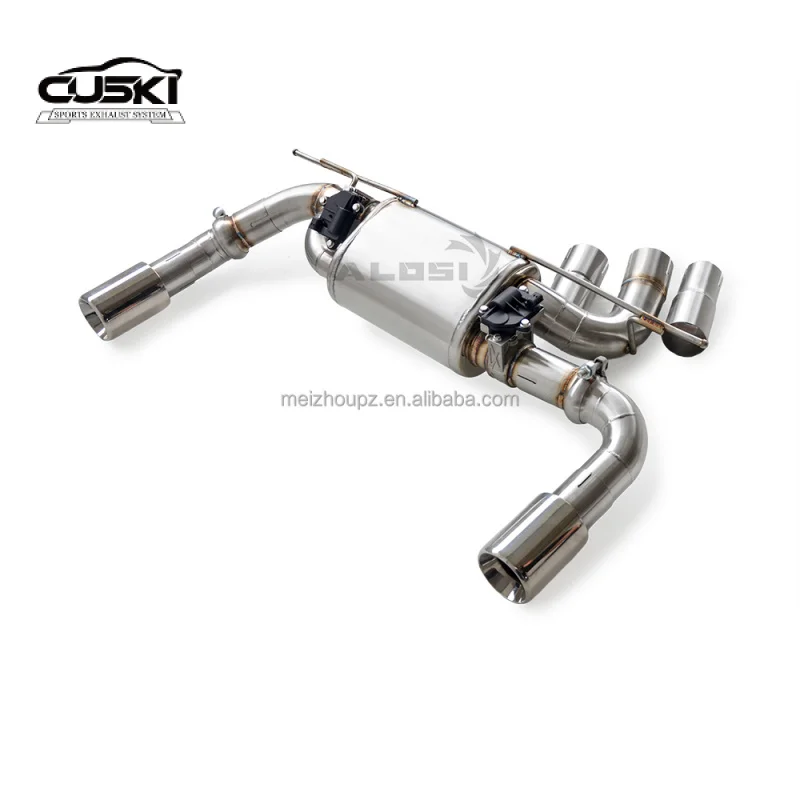 Tubo de escape cat-back para bmw 330i 340i f30 2.0t 2013-2018 sistema de escape de válvula inteligente de alto desempenho acessórios de escape de carro