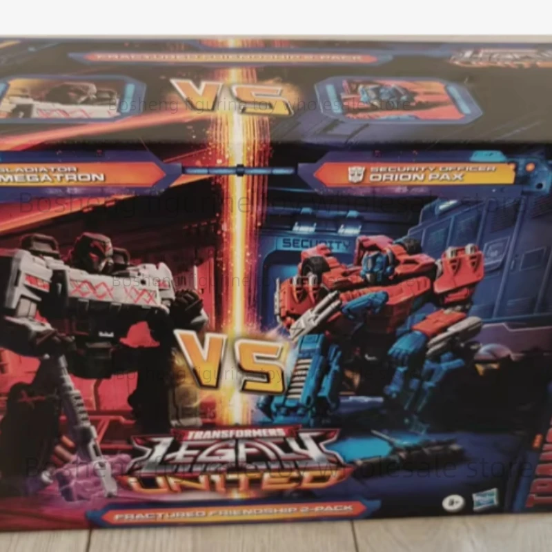 Hasbro Transformed toys United SDCC 2024 Orion Pax VS Megatron Fractured Friendship 2 Pack Action Figures New in Stock