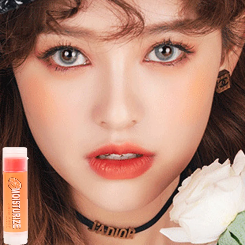 Fruit Lip Balm Lasting Moisturizing Natural Nourishing Sexy Red Lipstick Lighten Lines Plump Lip Anti-drying Hydration Lip Care