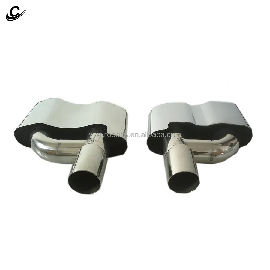 Exhaust Pipe for Mercedes- S-Class W221 S300 350 S400 S450 S500 S600 Modify S65Amg Four-Out Square Muffler Tips