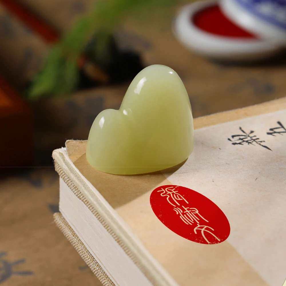 Green Stone Jade Seal Stamp Japanese Kanji Korean Chinese Name Stamp Calligraphy Paiting Signature Customize Rectangle Seal