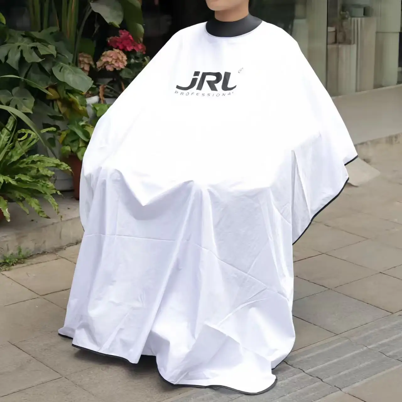 Avental de Cabeleireiro Série JRL, Tamanho Adulto, Design Profissional Popular para Barbeiros, Leve, Avental Antiaderente para Cabelo